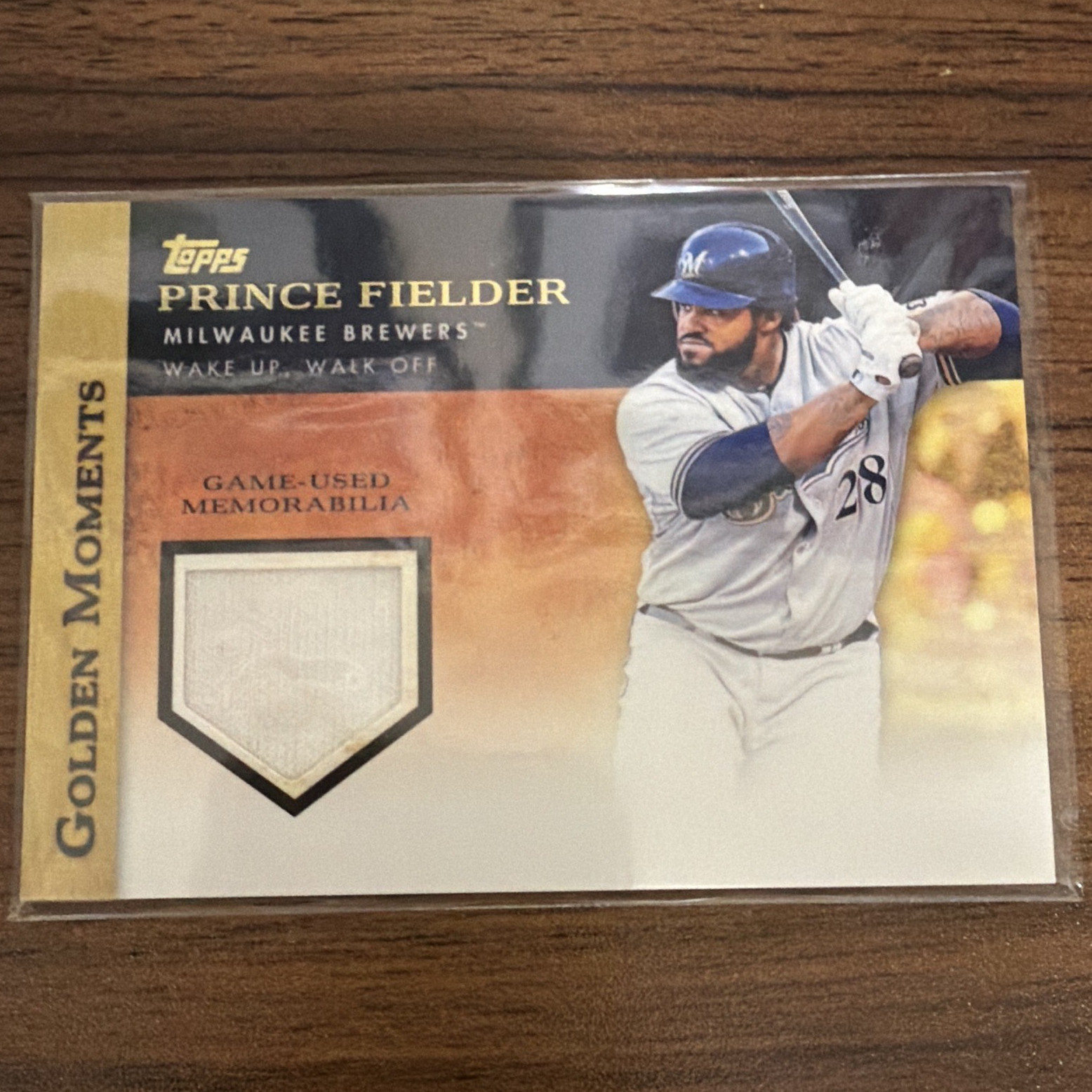 Topps 2012 Golden Moments Relics Prince Fielder Brewers Memorabilia #GMR-PF
