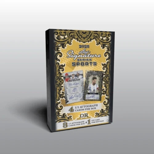 2025 Leaf Signature Series Sports Factory Sealed Multi Sport 4 Auto Hobby Box