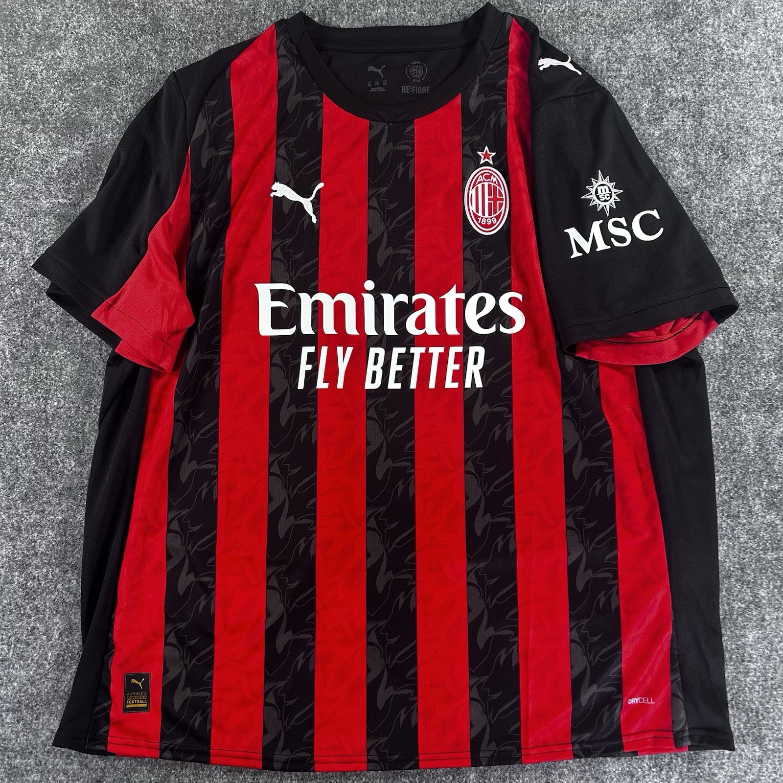 Puma AC Milan Seria A 25/26 New Men’s Home Soccer Jersey – Sz 2XL