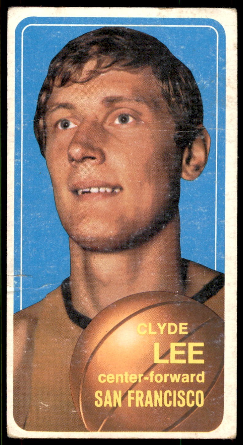1970-71 Topps #144 CLYDE LEE San Francisco Warriors VG (Wrinkles)