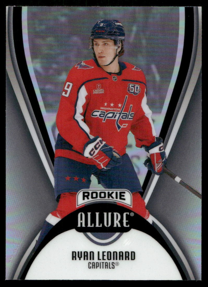 2025-26 Upper Deck Allure #101 Ryan Leonard Black Rainbow