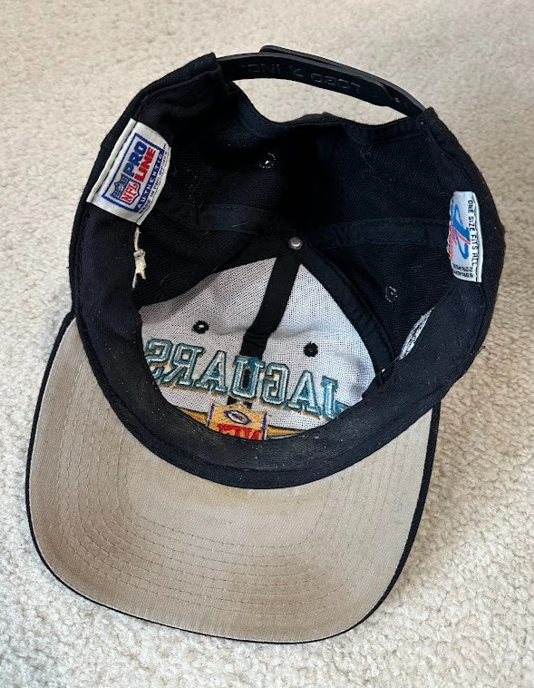 vintage jacksonville jaguars logoathetic pro line snap back rare