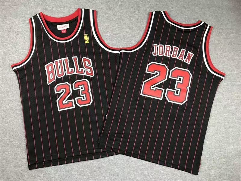 YOUTH Michael Jordan #23 97-98 Season Final Edition Retro Red Vintage Jersey