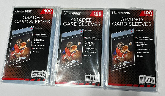 Lot of 300 Ultra PRO Resealable GRADED Card SLEEVES Bags for PSA BGS SGC Slabs