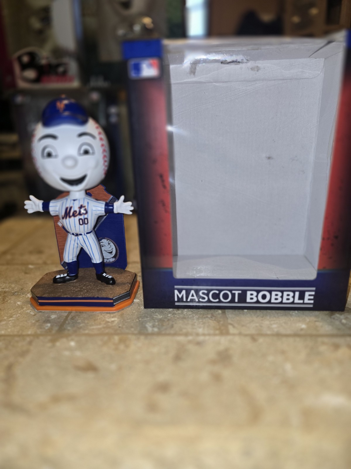 FoCo Mr Met Mascot New York Mets Bobble head 2016 NY Forever Collectibles Mrs