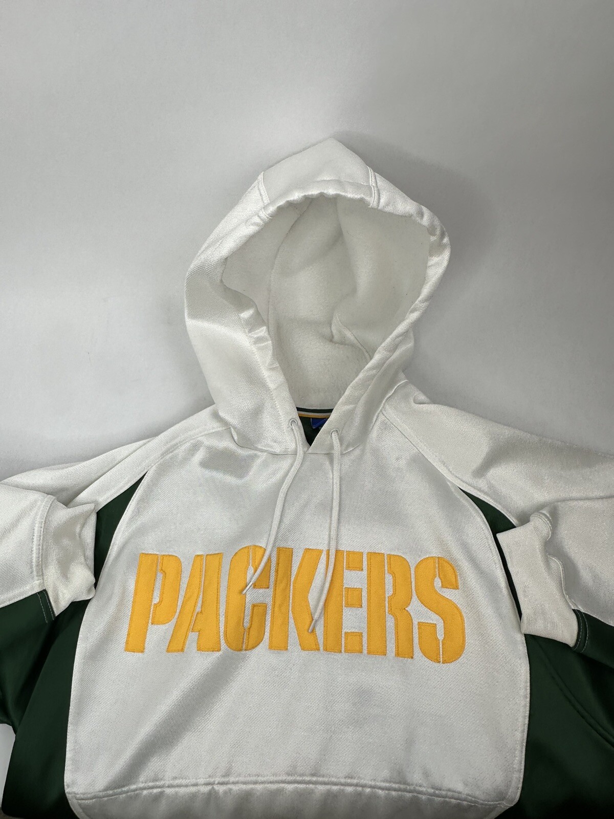 Green Bay Packers Hoodie Mens Medium Multicolor Reebok Stitched Sweatshirt