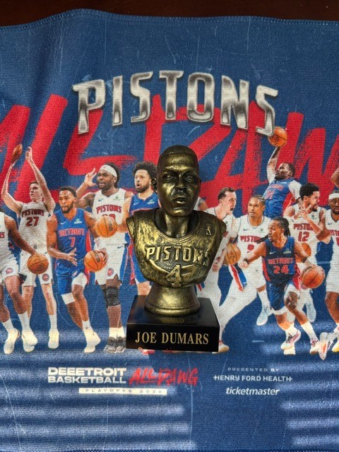 Detroit Pistons Hall of Famer and Finals MVP Joe Dumars Plastic Bust – SGA