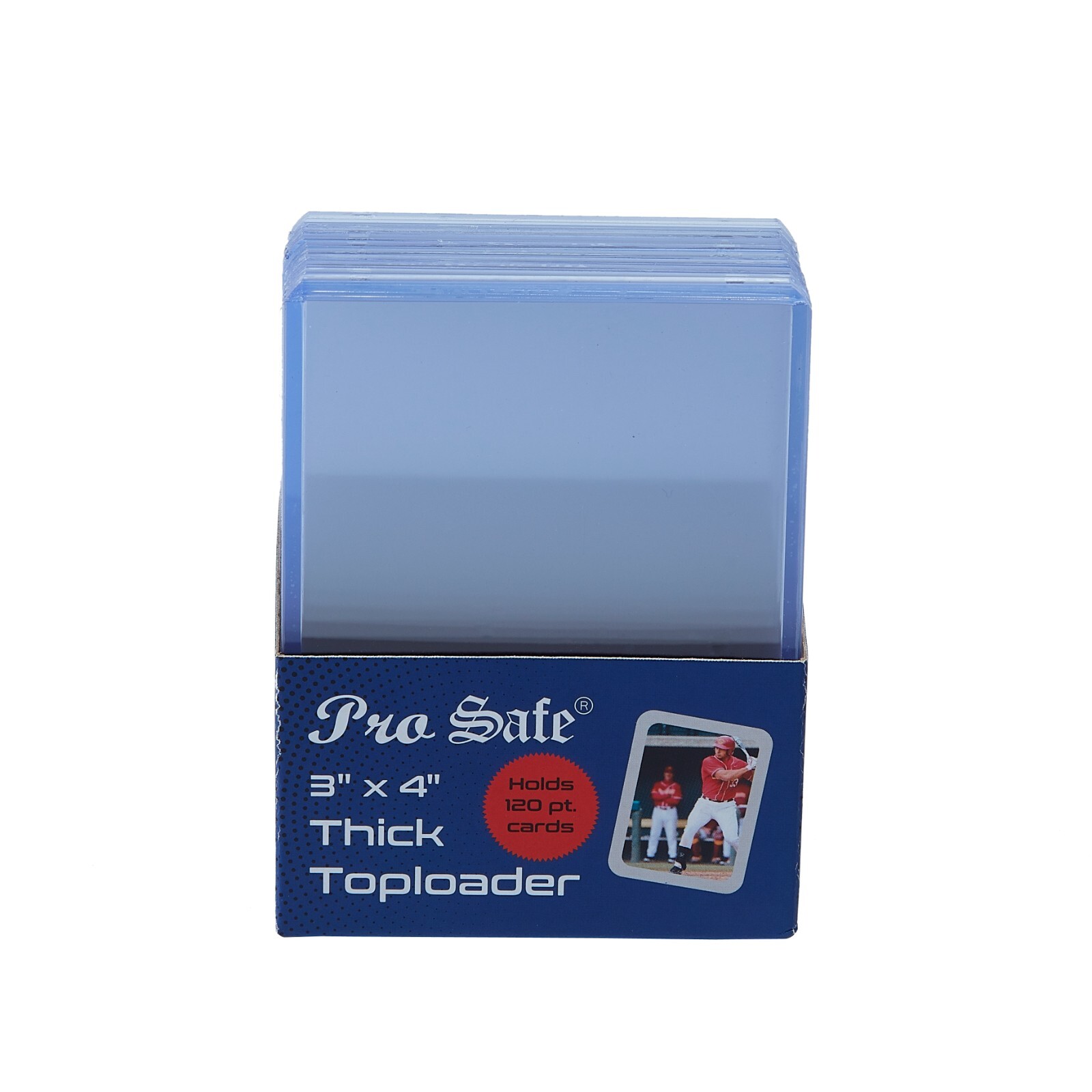 2 Packs – 20 ct Pro Safe 120pt Top Loaders for Super Thick Cards – Free Shipping