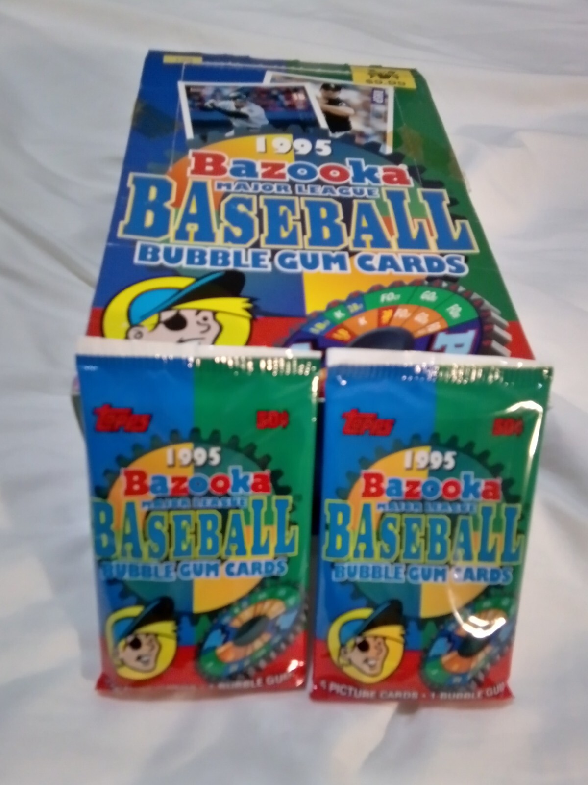 1984-1995 TOPPS BASEBALL CARDS 13 WAX PACKS PLUS 3 RAK PACKS GREAT COLLECTION