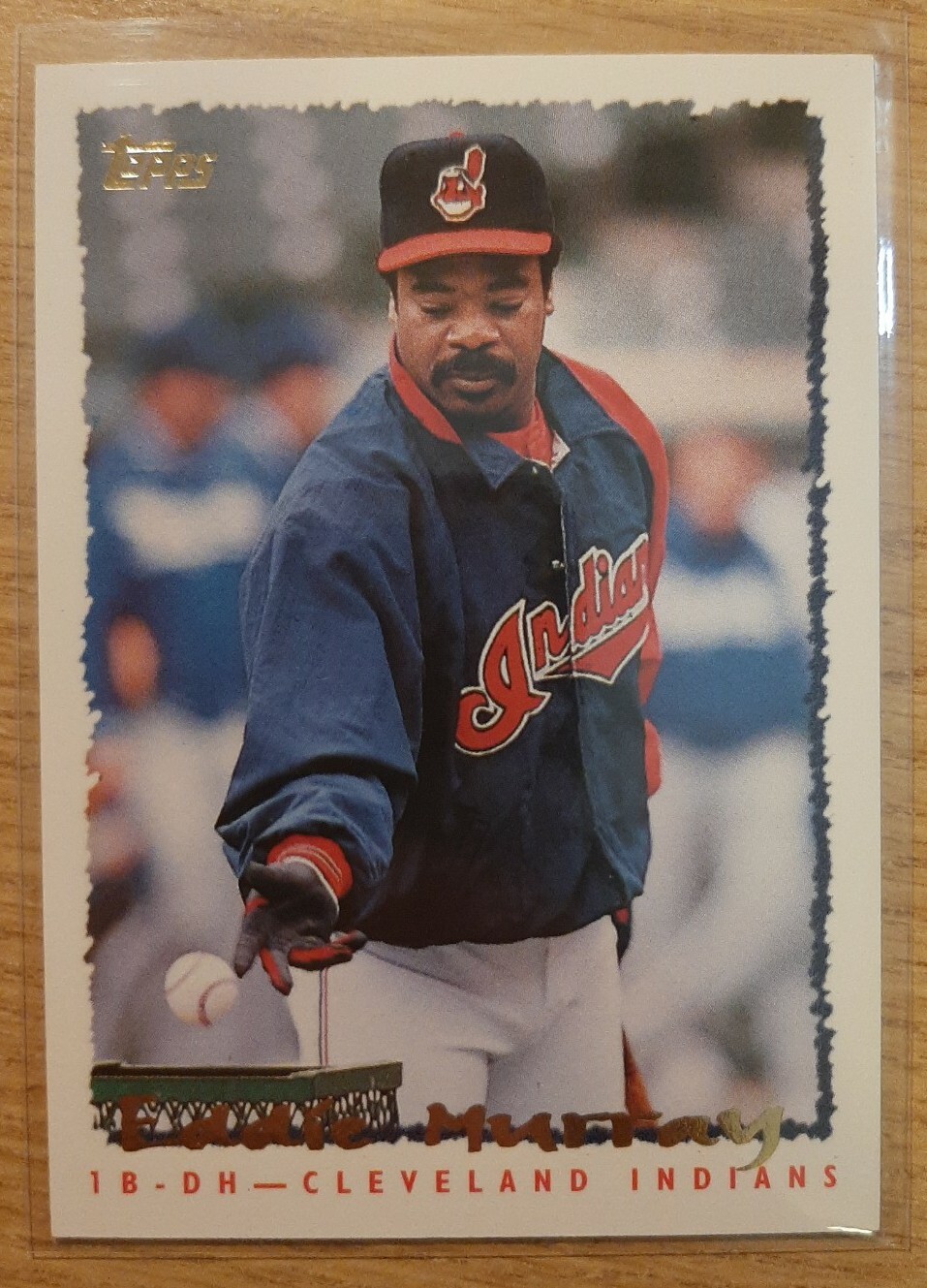 1995 TOPPS EDDIE MURRAY #370 CLEVELAND INDIANS