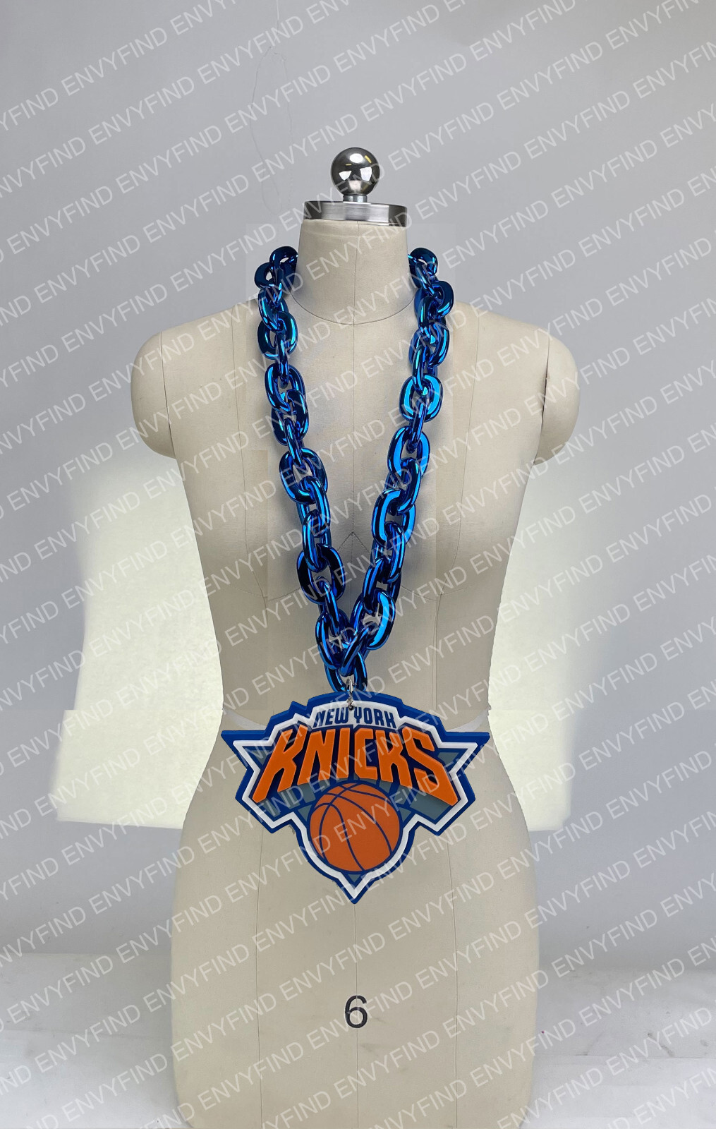 New NBA New York Knicks Gameday Tailgate Blue Fan Chain Fanchain