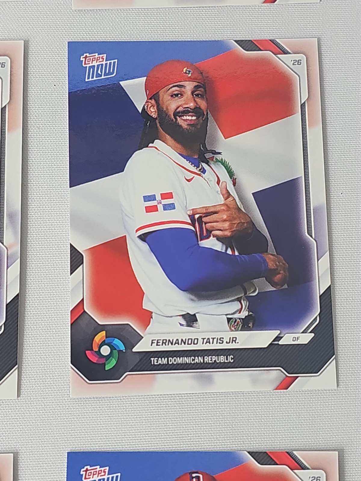 2026 World Baseball Classic Topps Now Team Dominican Republic 12 BASE CARDS