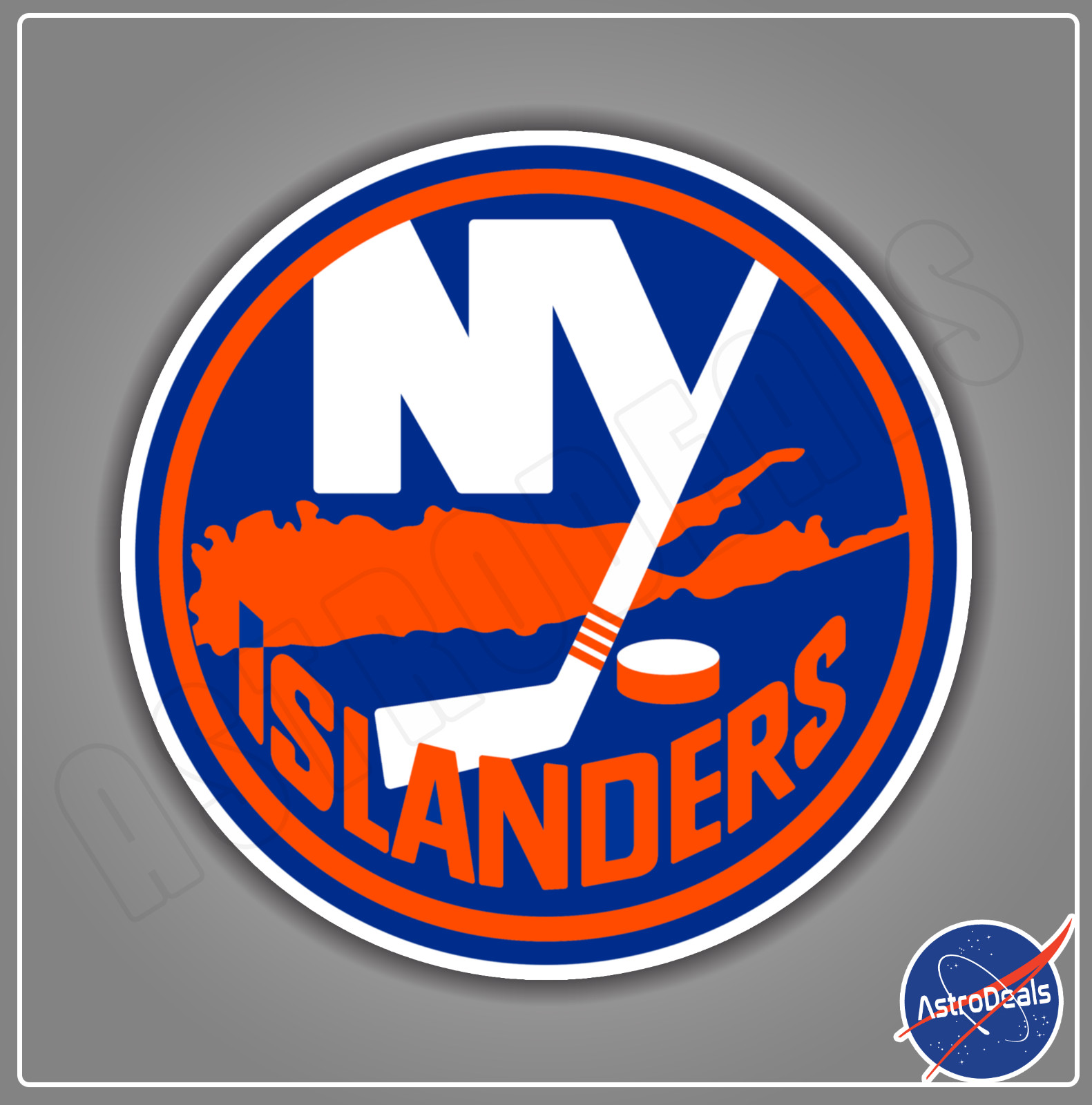 New York Islanders NHL Ice Hockey Logo Sticker Decal *Size: 3″-12″*
