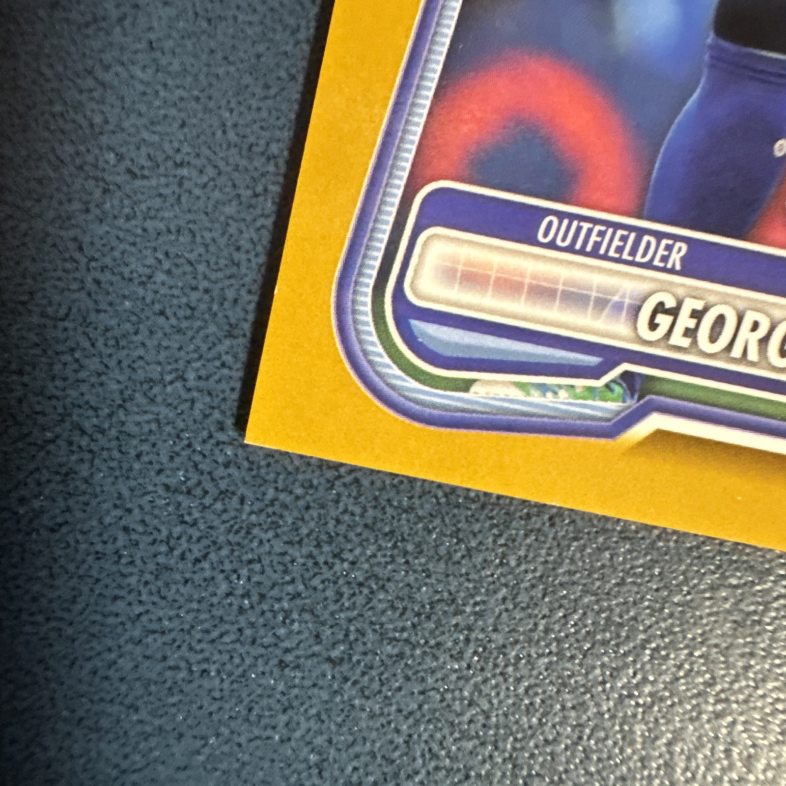 GEORGE SPRINGER 2026 BOWMAN GOLD BORDER PAPER #95 /50 BLUE JAYS