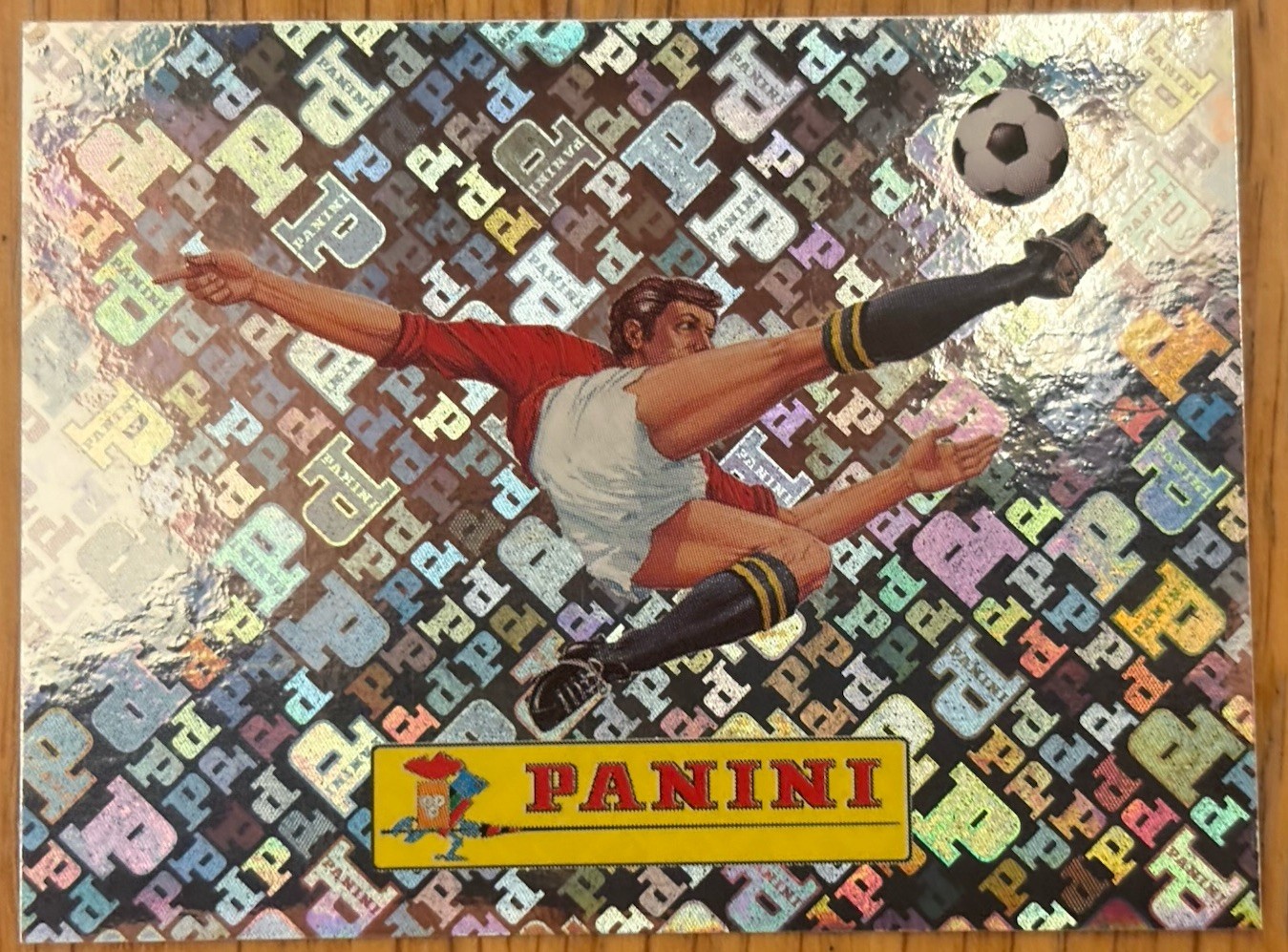 2026 Panini World Cup Sticker #00 Bicycle Kick Silver Logo Foil Silver SSP