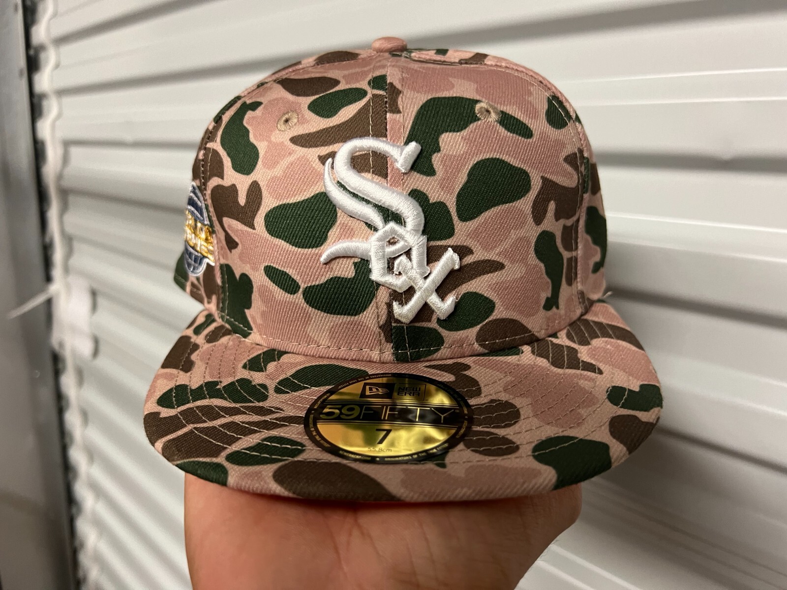 Chicago White Sox MLB World Series Camo Fitted Hat – New