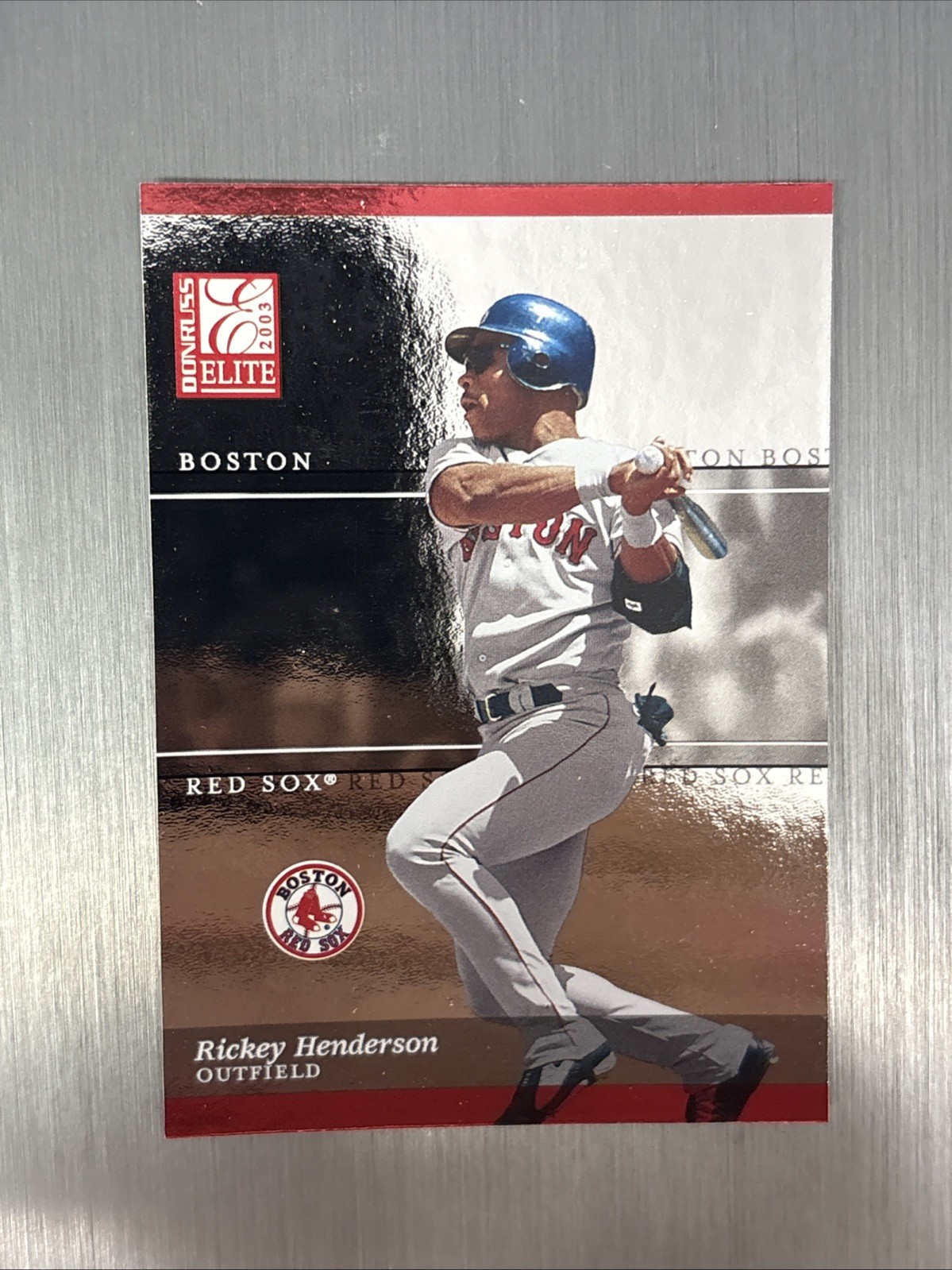 2003 Donruss Elite #168 Rickey Henderson Boston Red Sox / Athletics HOF