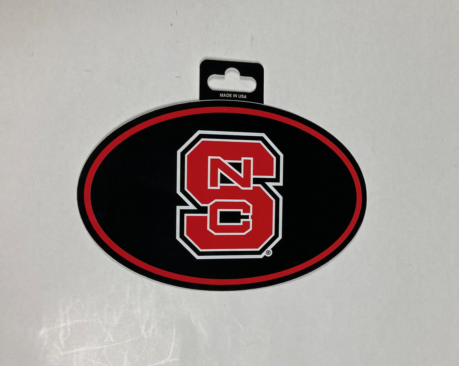 North Carolina State Wolfpack Oval Decal Sticker Full Color NEW 3×5 Inches
