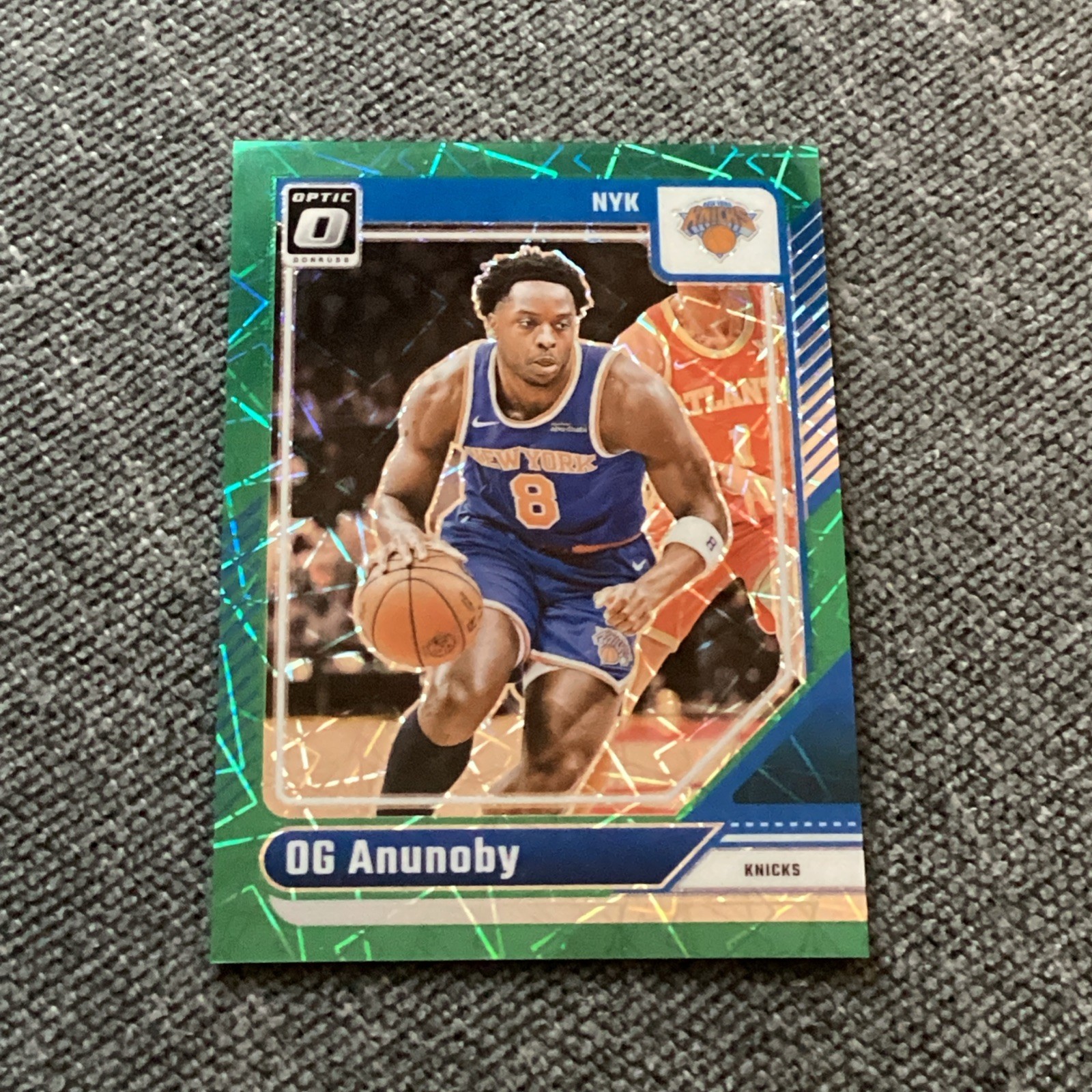 2024-25 Panini Donruss Optic – OG Anunoby #51 Blue Prizm /49