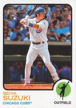 Seiya Suzuki 2022 Topps Heritage #505 RC Chicago Cubs