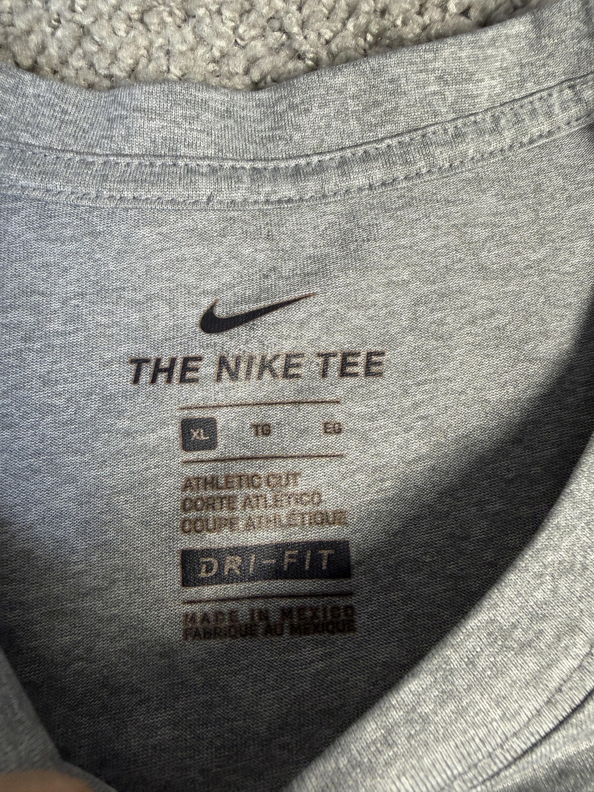 Georgia Bulldogs Shirt Mens XL Gray NCAA Football Nike Dri-Fit 2021 Champs
