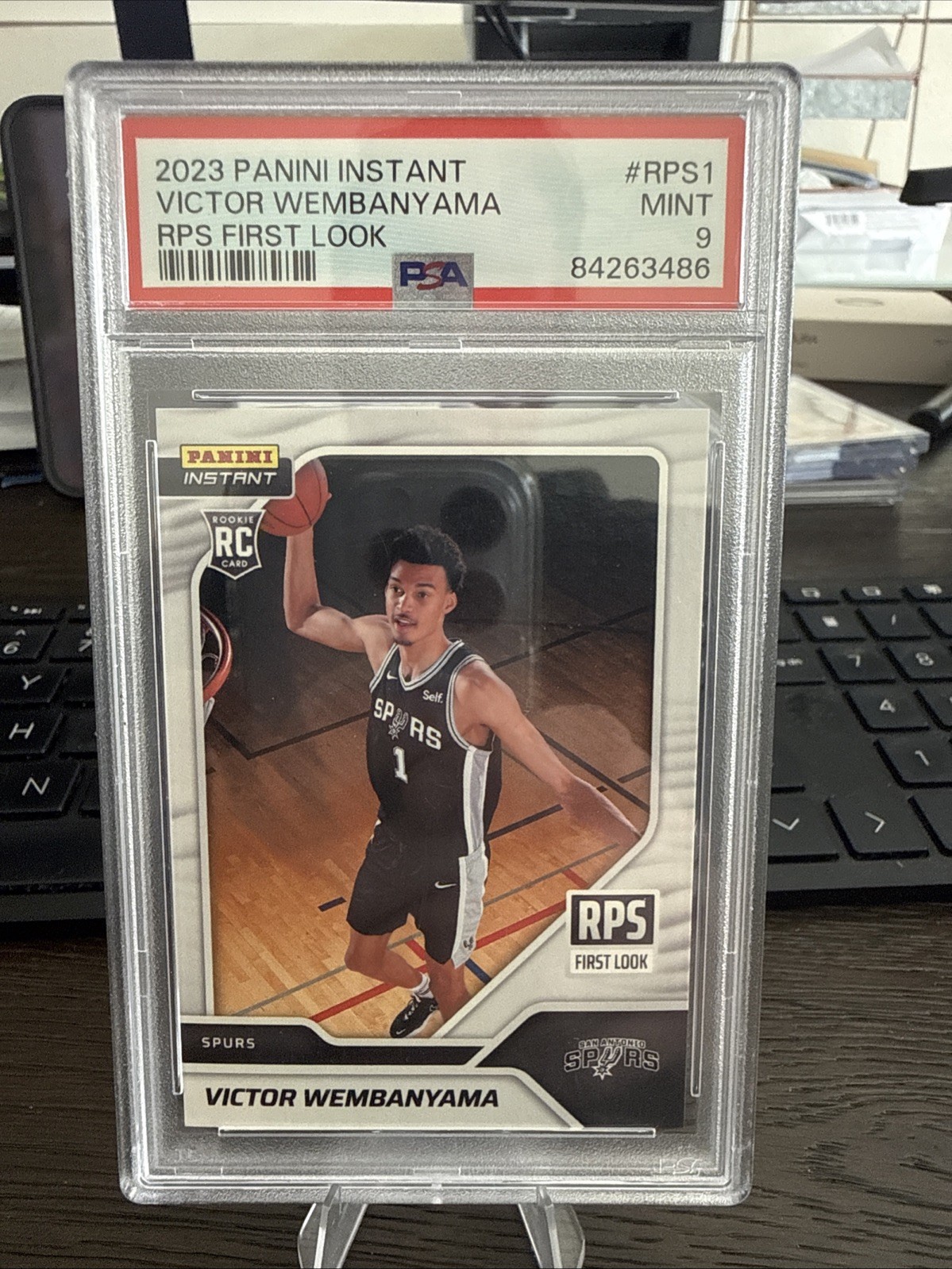2023 Panini Instant Victor Wembanyama #RPS1 PSA 9