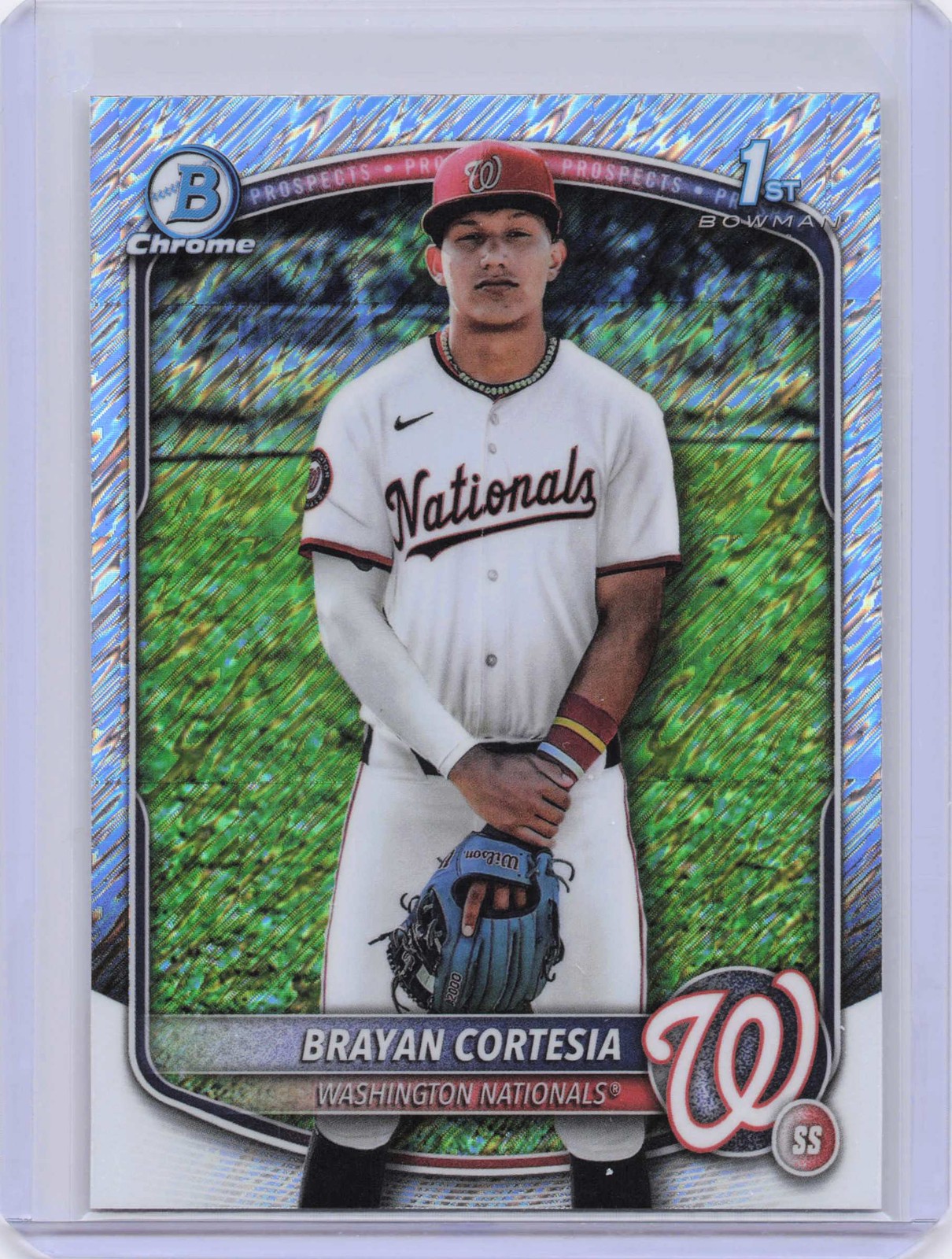 Brayan Cortesia 2025 Bowman Chrome #BCP-211 Prospects Shimmer