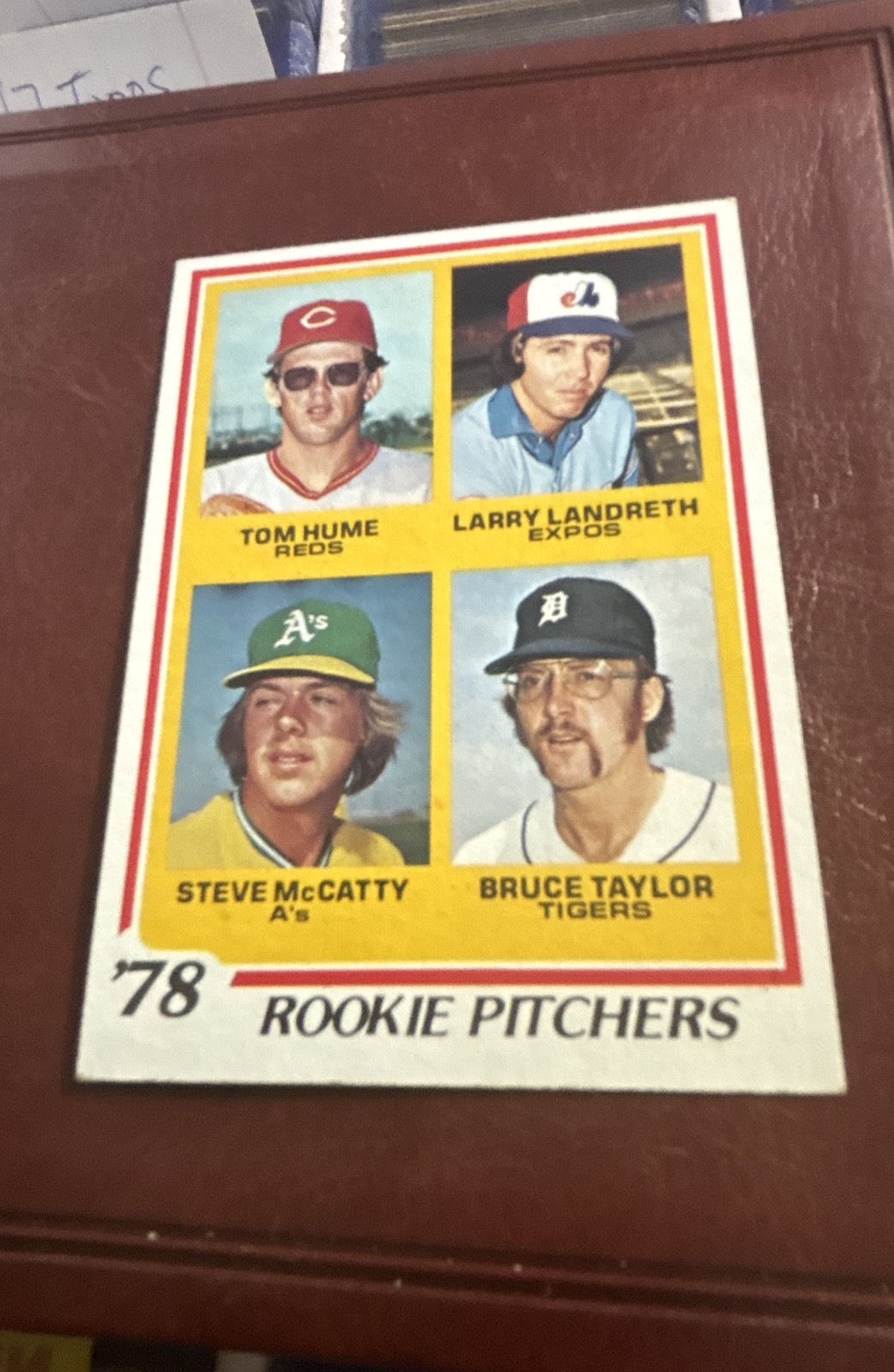 1978 Topps – Rookie Pitchers Tom Hume, Steve McCatty, Bruce Taylor #701 (RC)