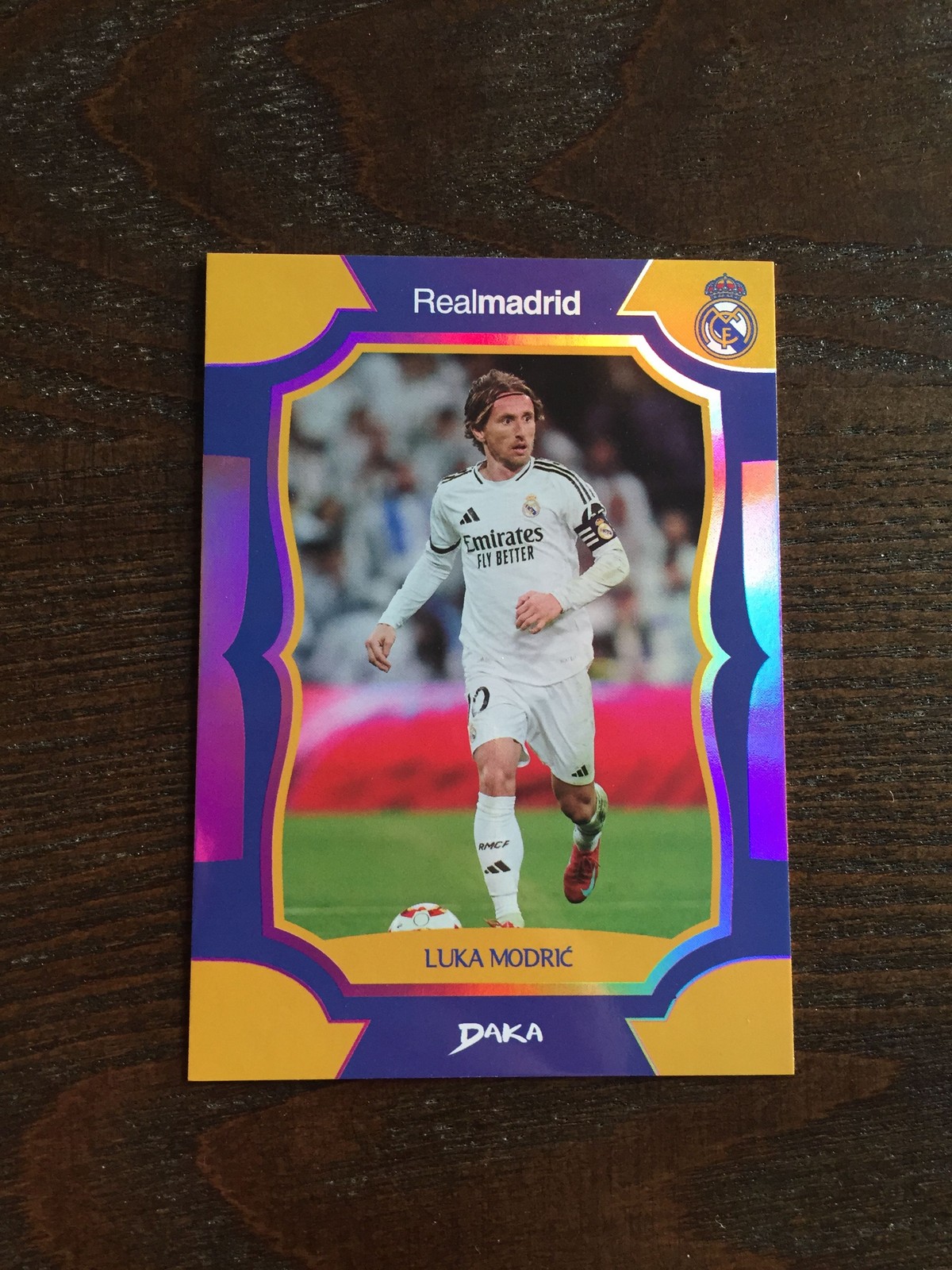 2025 DAKA Real Madrid Luka Modric Purple 62/75 AC Milan Croatia