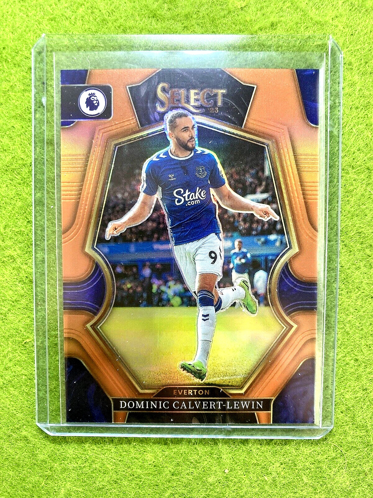 Dominic Calvert-Lewin ORANGE PRIZM CARD #/75 SP EVERTON 2022 Select MAKE A OFFER