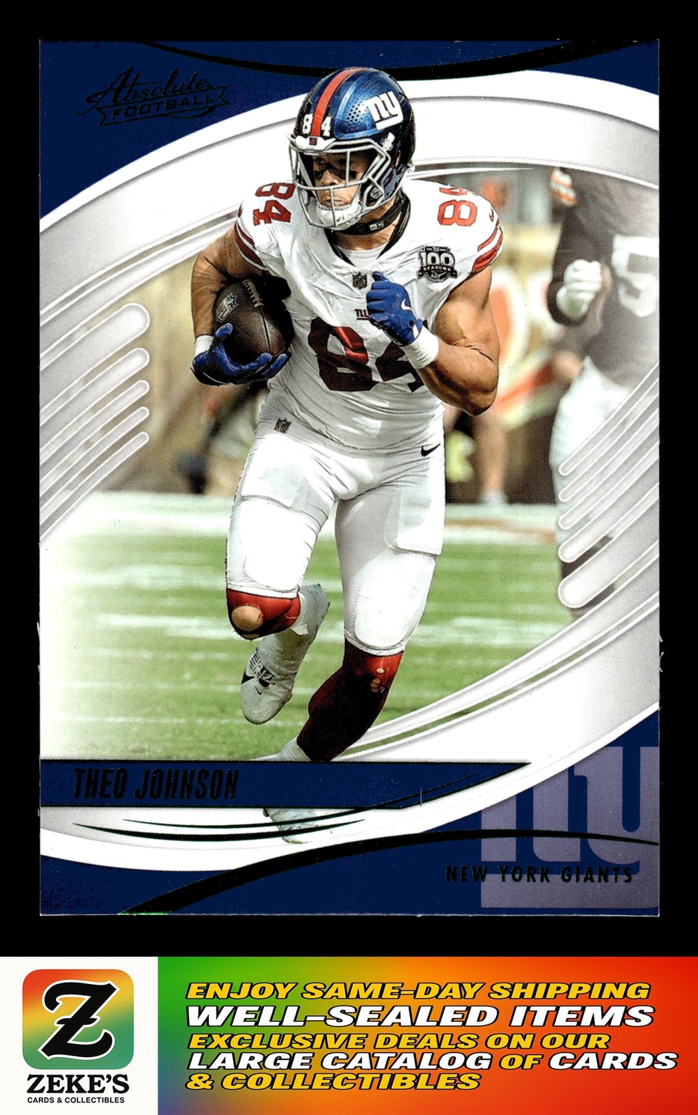 2025 Panini Absolute #50 Theo Johnson Retail GREEN