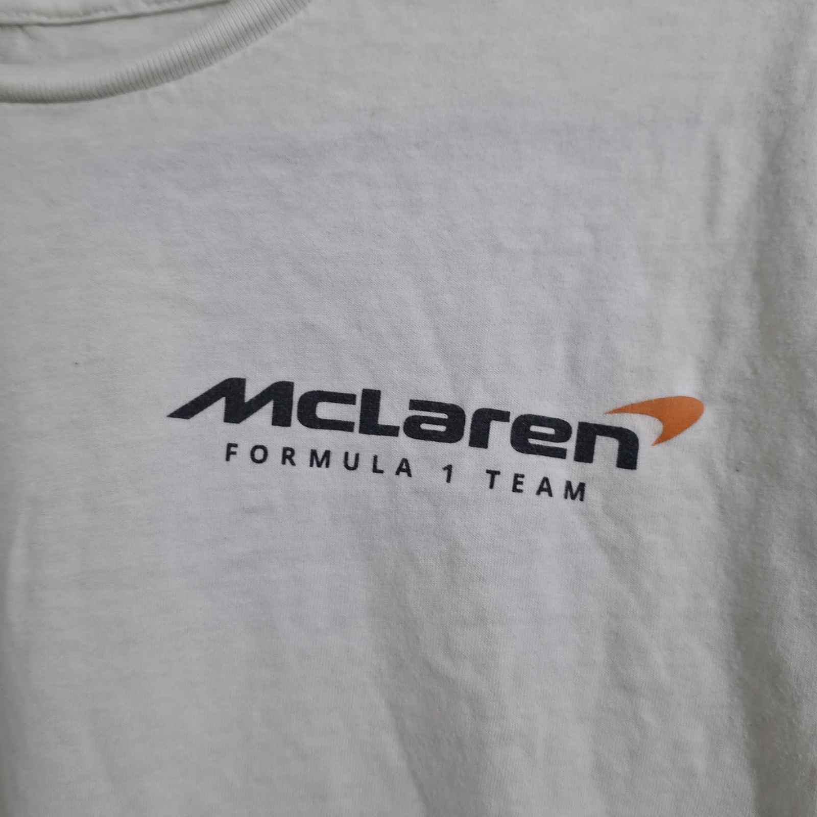 McLaren Formula 1 Team T-Shirt Mens Medium White Racing-Formula 1 Team Apparel