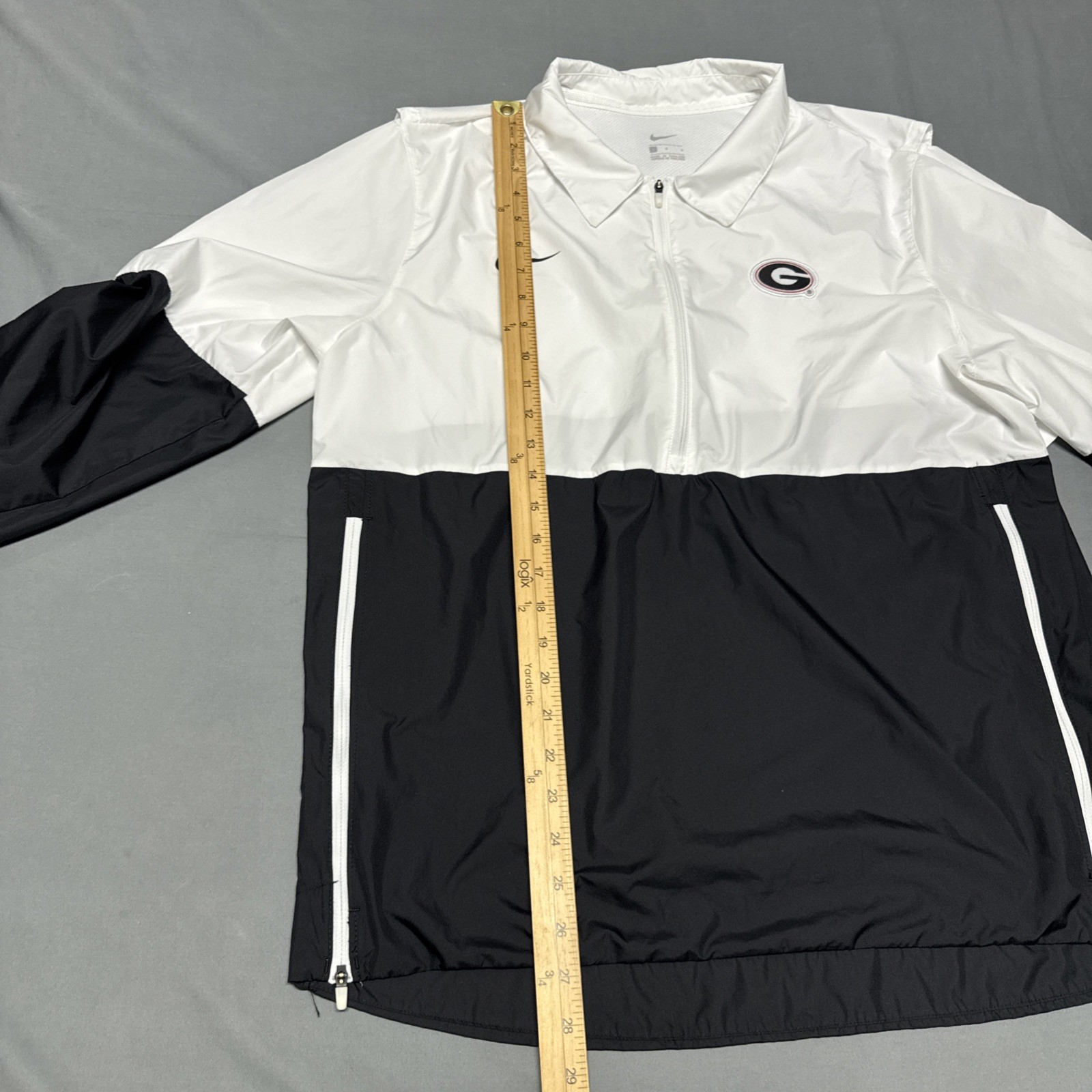 Nike Georgia Bulldogs Football On Field 1/2 Zip Jacket Lightweight Large
