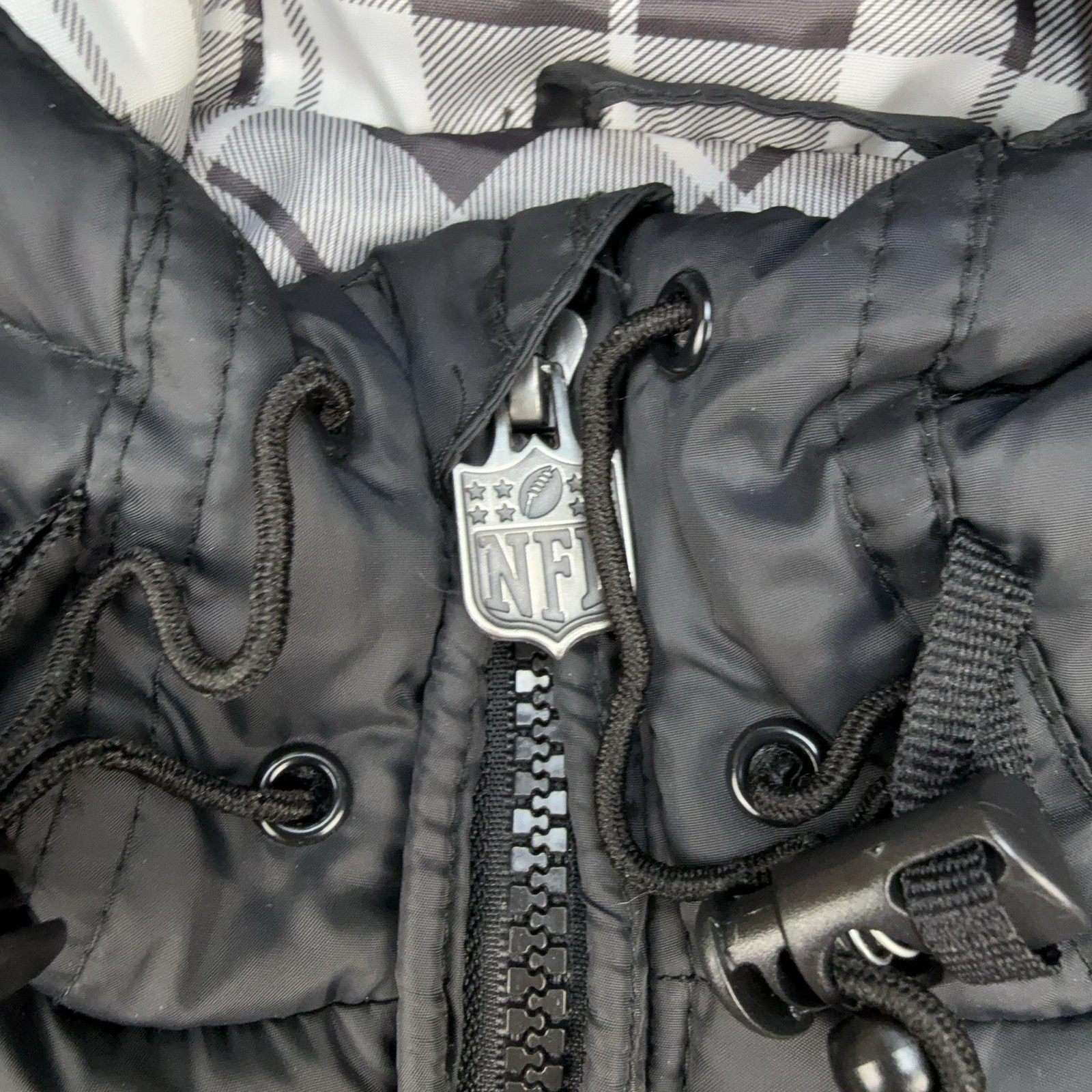 New York Giants Jacket Mens XL Black NFL Football NFL Pro Line Hooded Puffer