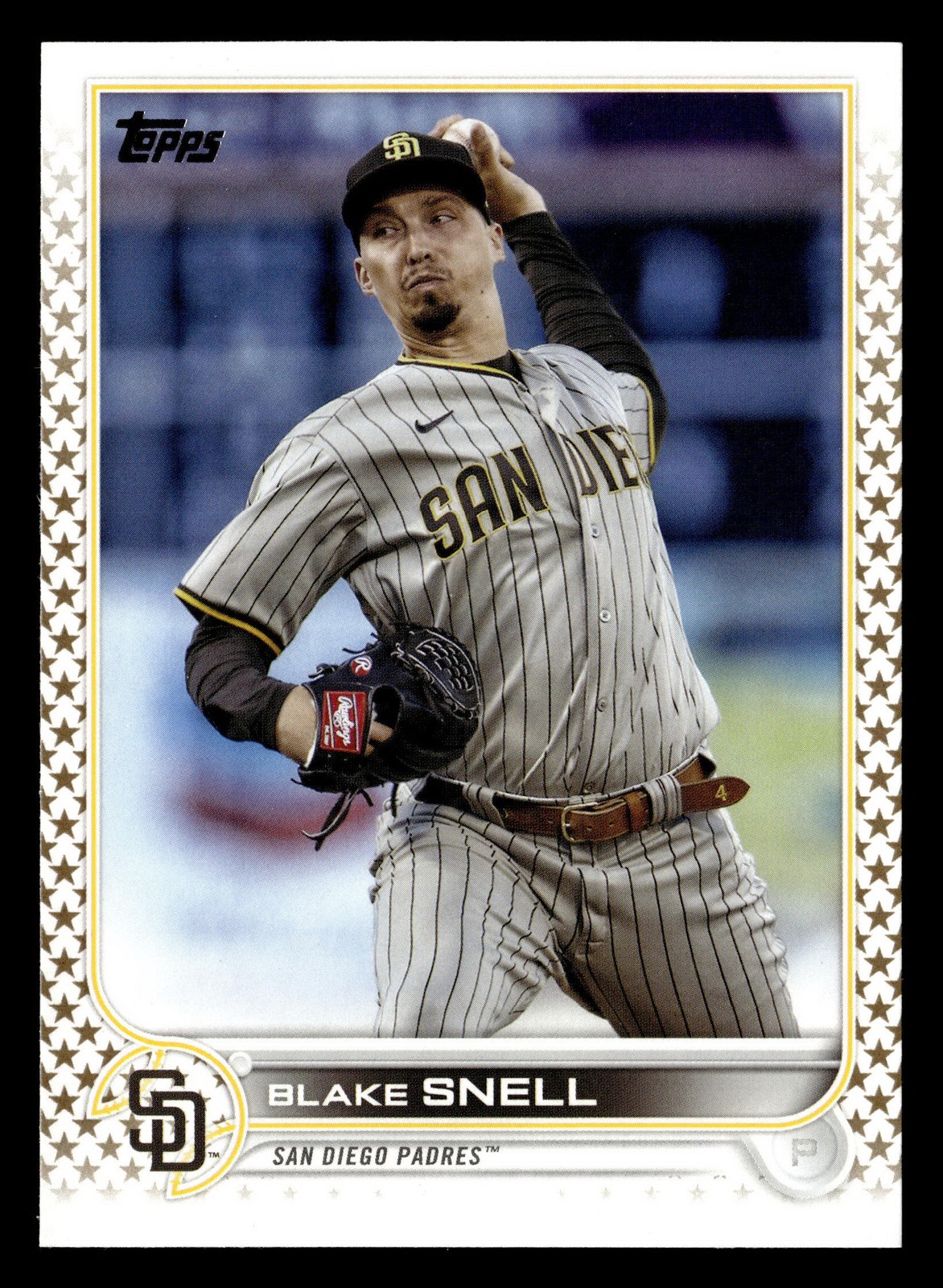 Blake Snell 2022 Topps Gold Star SP #414 San Diego Padres *031