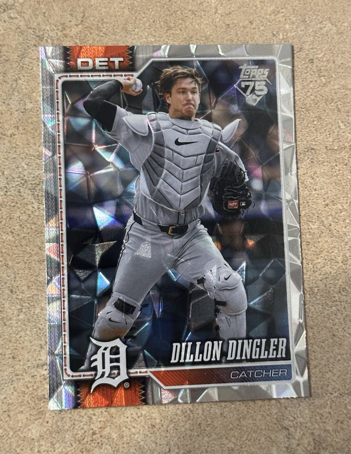 Topps Series Two Dillon Dingler Silver Foilboard #351 Tigers