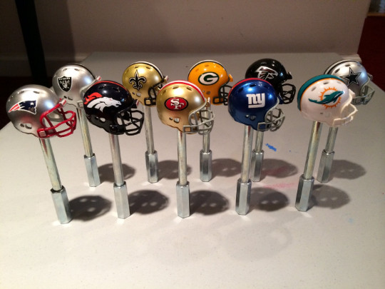 NFL Helmet Style Beer Tap Handle All Teams Available