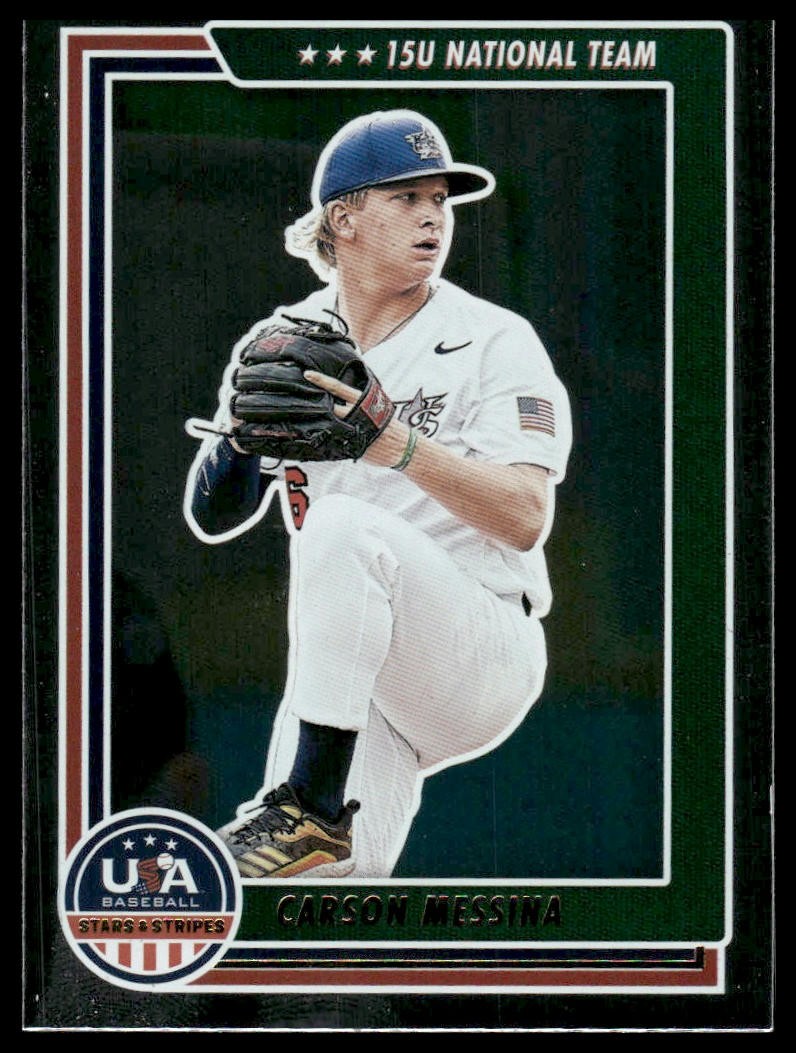 2022 Panini USA Baseball #89 Carson Messina Longevity (Retail Base)