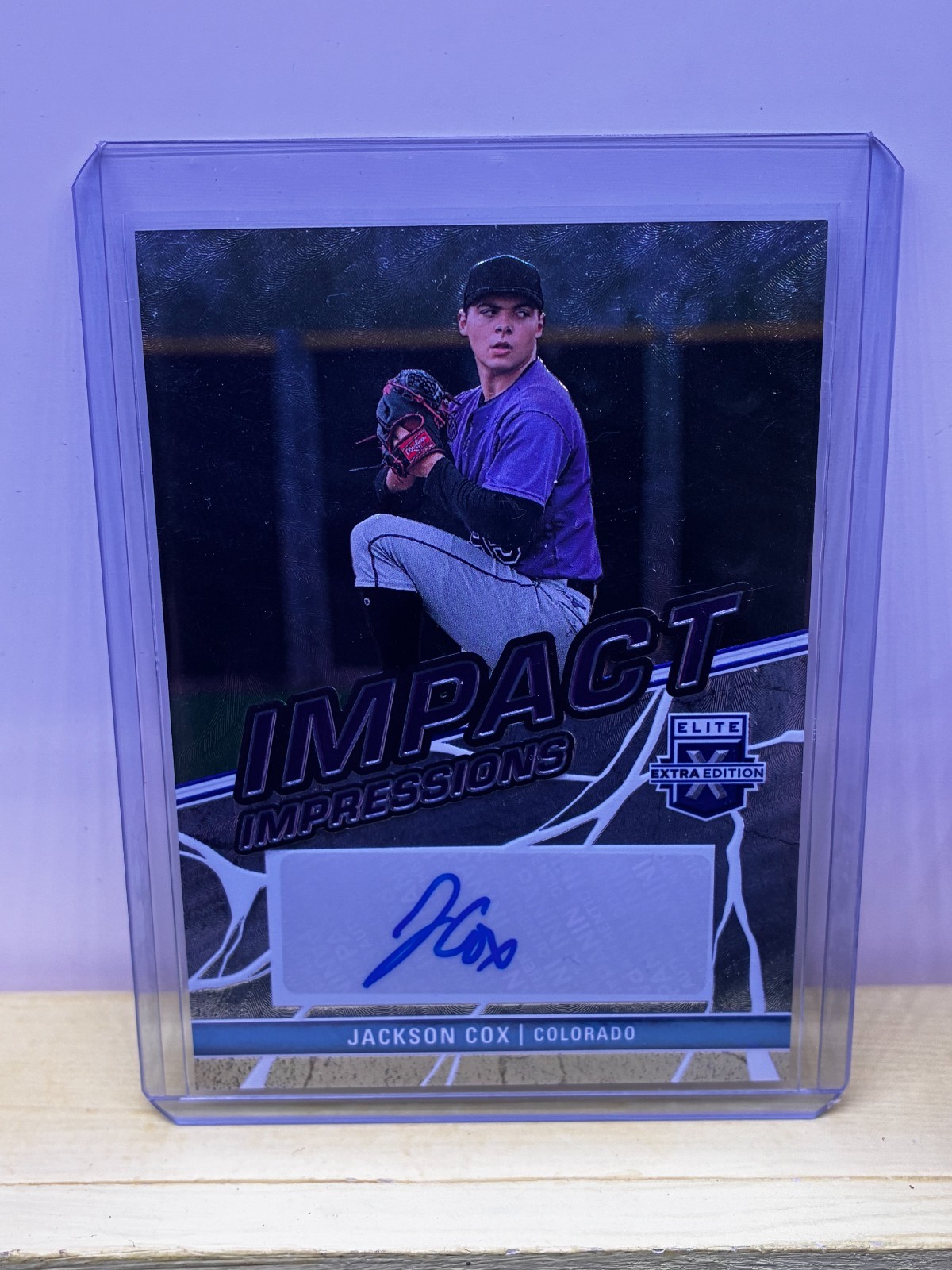 2023 Panini Elite Extra Edition Impact Impressions Signature/Auto Jackson Cox