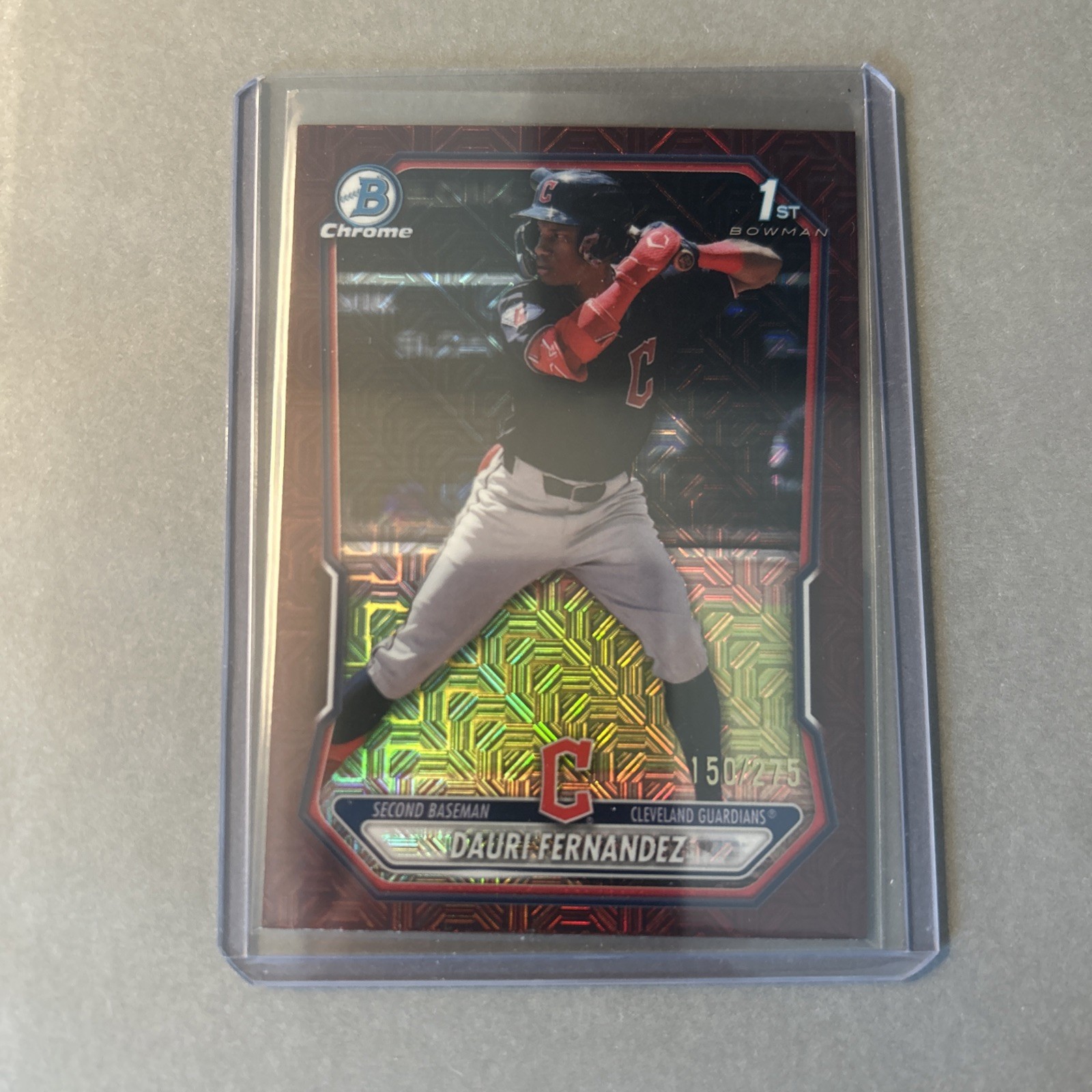 2026 Bowman Dauri Fernandez 1st Burgundy Mojo Refractor /275 #BCP-116 Guardians