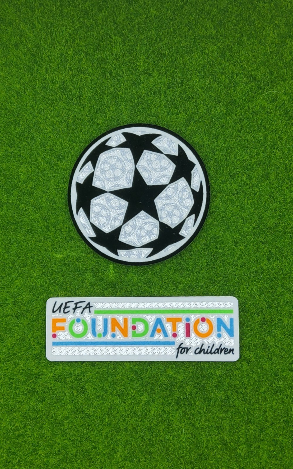 25/26 UEFA Champions League Sleeve Patch Set Madrid Munich Liverpool Barcelona
