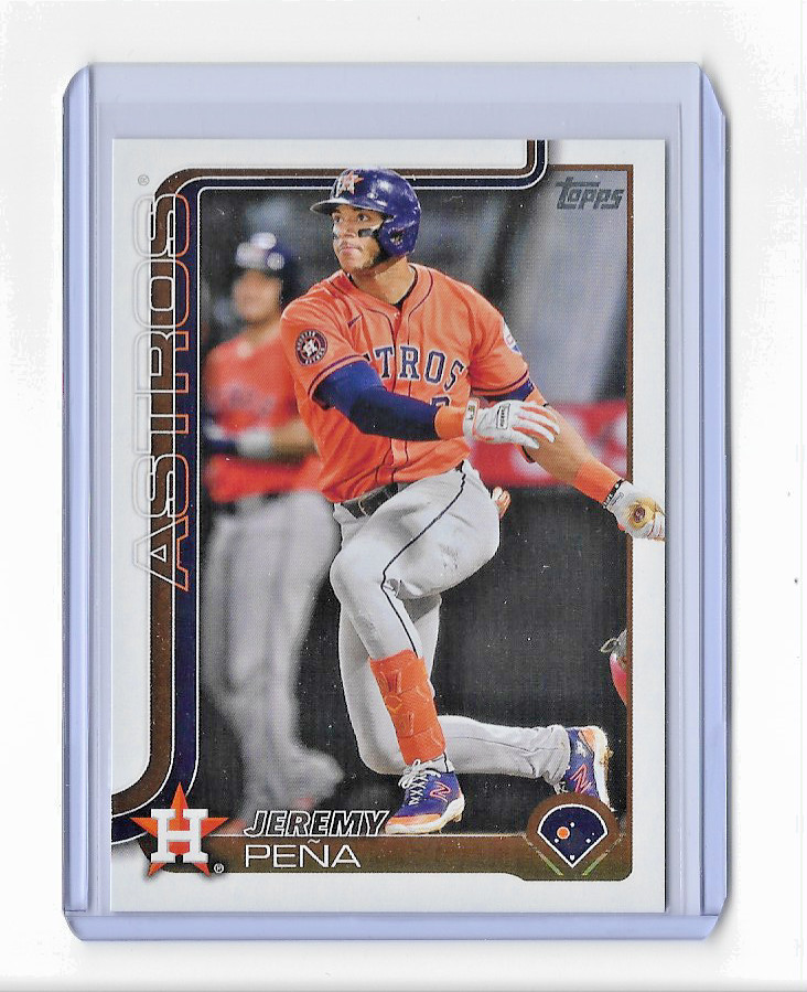 2025 TOPPS SERIES ONE JEREMY PENA BASE CARD – CARD #307 – ASTROS – FREE SHIPPING