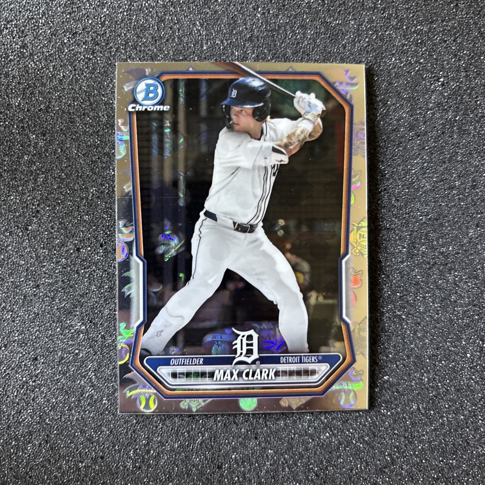 Max Clark 2026 Bowman Chrome League Logofractor Refractor SP Prospect #BCP-2