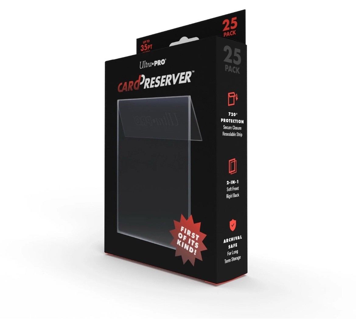 (100-Pack) Ultra-Pro Card Preservers Resealable Combo Card Holder Semi Rigid