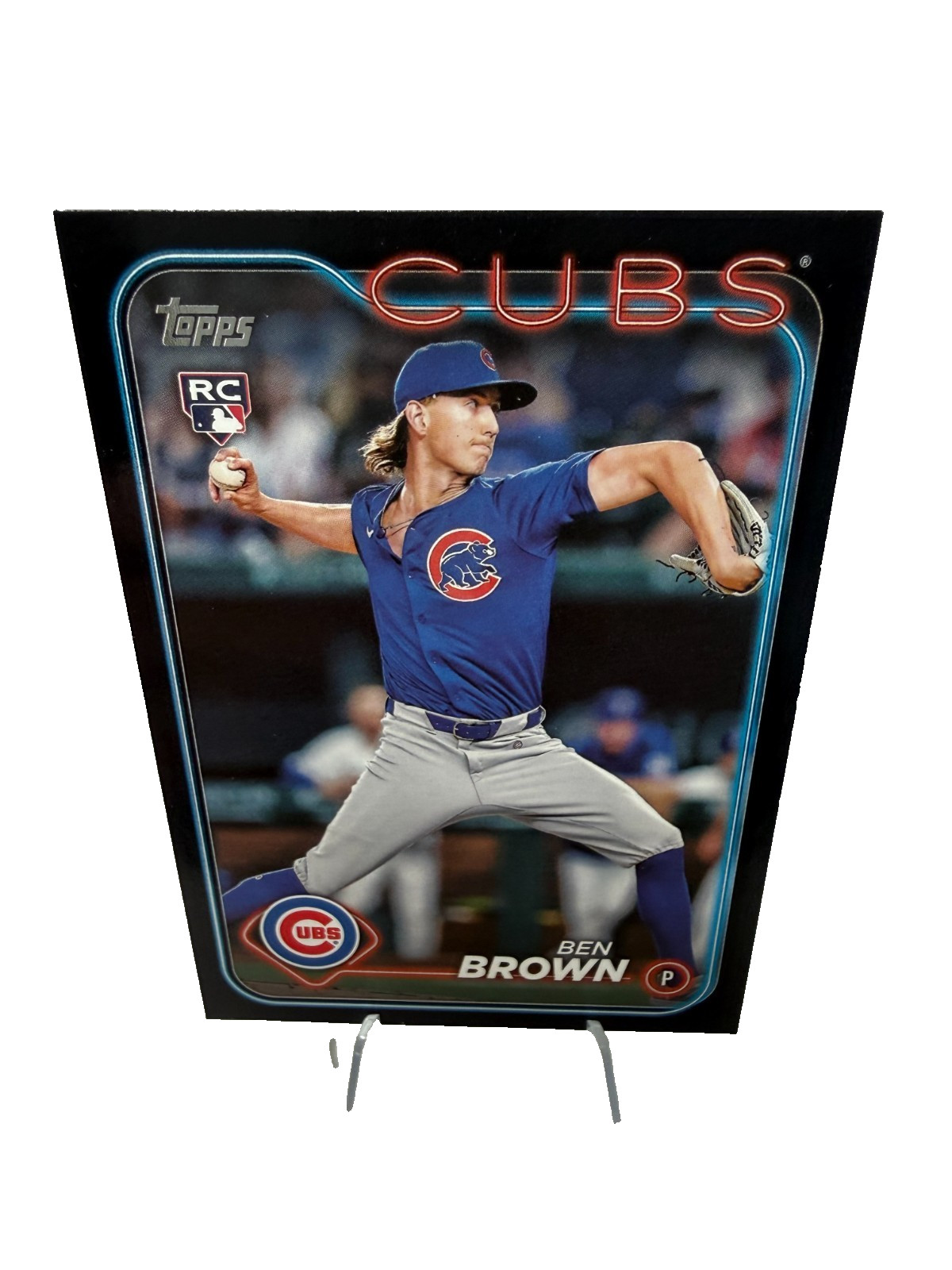 Ben Brown 2024 Topps Update Series Black RC /74 #US183 Cubs