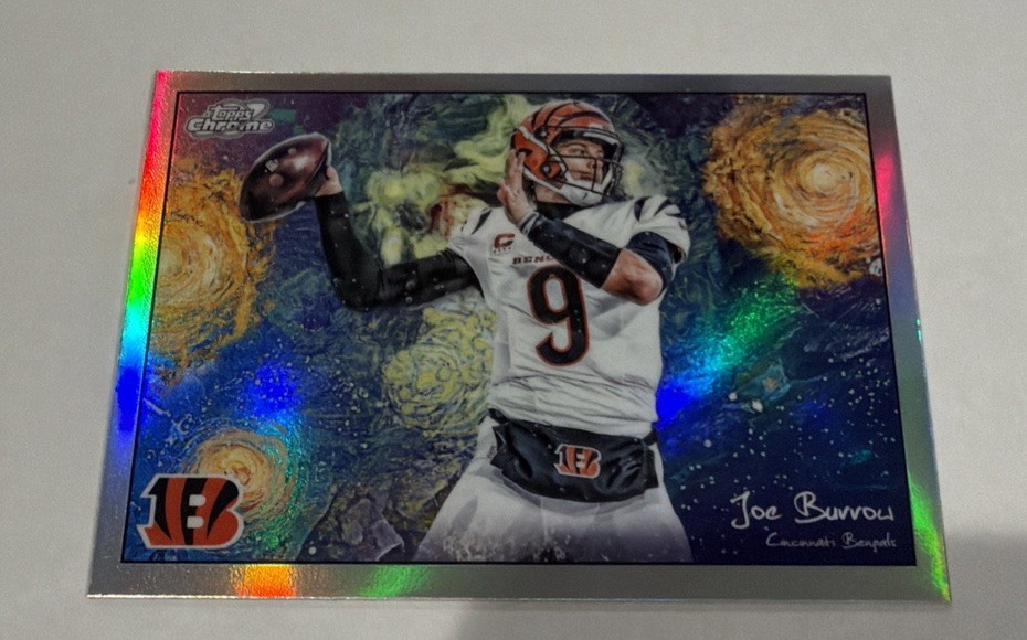 2025 Topps Cosmic Chrome Joe Burrow Stars In The Night STN-13 Bengals