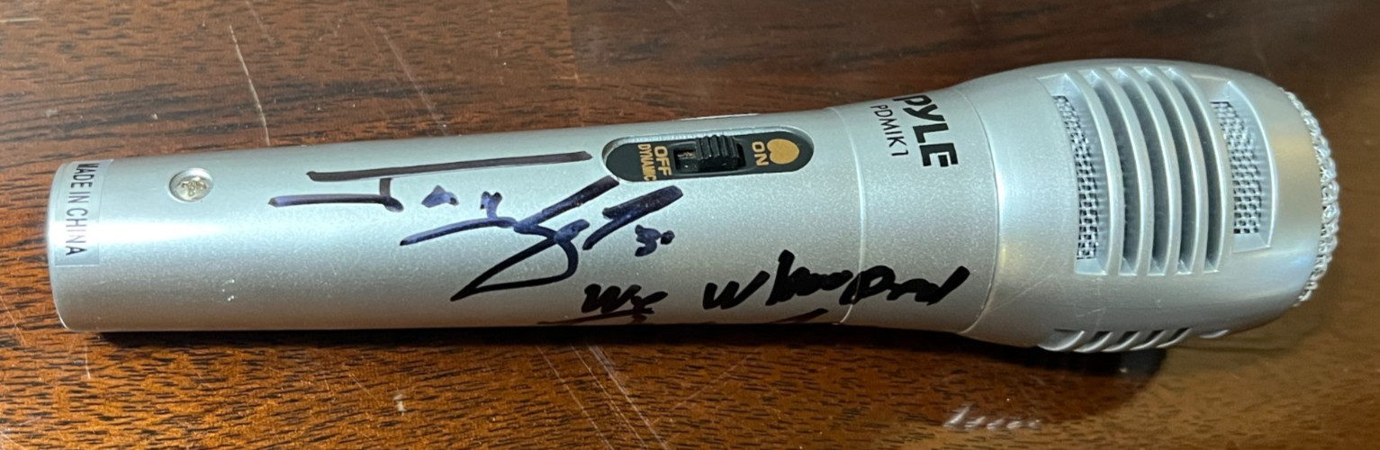 JONNY GOMES SIGNED MICROPHONE AUTO 2015 WSC ROYALS WE WHOOPED THEIR A** JSA COA