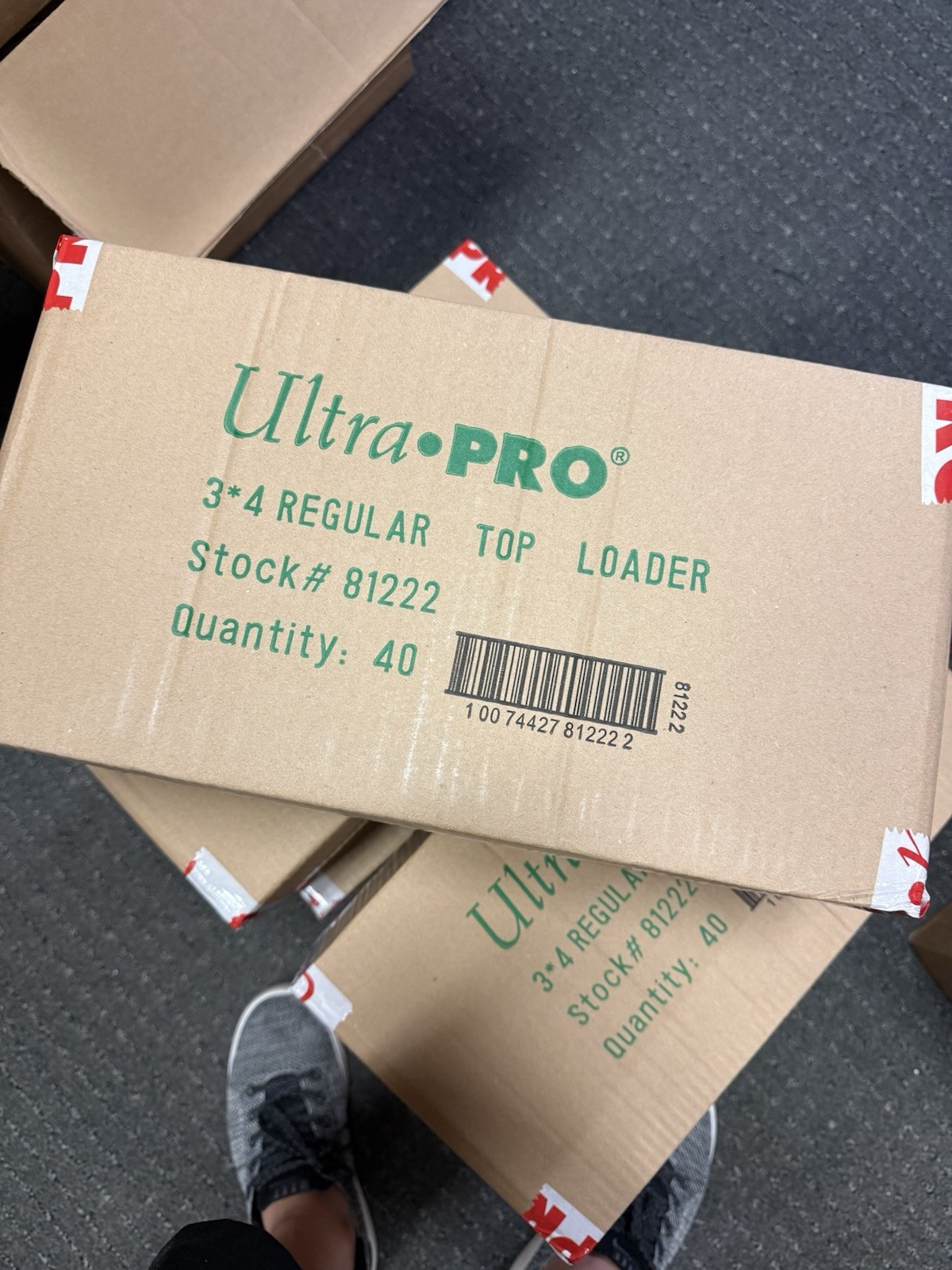Sealed Case 40 Packs – Ultra PRO 3″ x 4″ Trading Card Top Loaders – 1000 Total