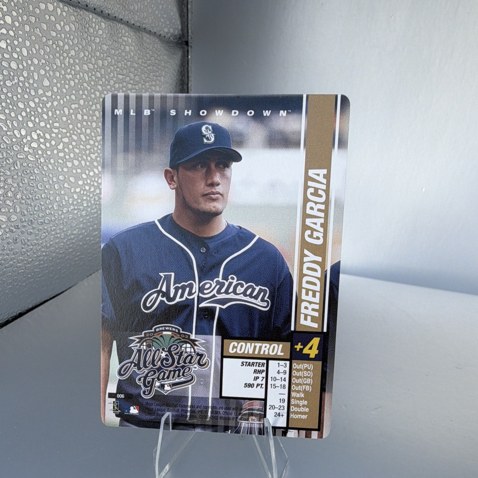 Wizards of the Coast 2002 MLB Showdown All-Star Game Freddy Garcia #006 Mariners