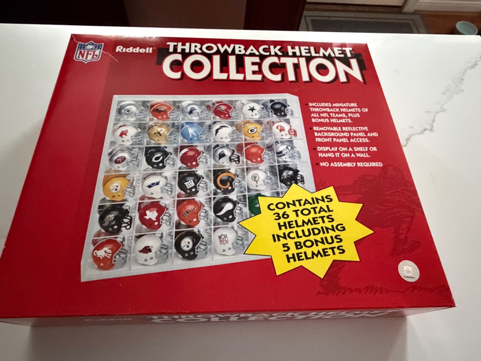 VINTAGE THROWBACK HELMET COLLECTION BUY RIDDELL IN BOX
